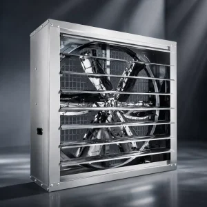 Industrial Negative Pressure Exhaust Fan Push Pull Shutter Fan for Poultry Farm Greenhouse Factory Ventilation