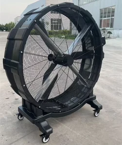 Industrial Permanent Magnet Axial Fan Floor Mounted Portable Dual Ball Bearing 220V Workshop Warehouse Cooling Strong Powerful