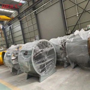 Industrial Pipeline Type Duct Axial Exhaust Fan with Ball Bearing Electric Motor Low Noise High Power Ventilation System