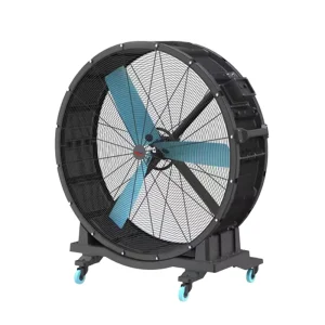 Industrial Plastic Large Motor Fan with Touch Control 220V AC for Mobile Use Workshop Cooling 1.5 Meter Diameter Roof Mount
