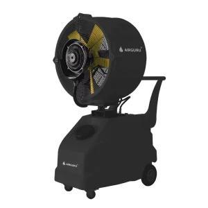Industrial Portable Water Mist Fan with 3 Speeds, Water Tank, for Garage, RV, Hotel, and Outdoor Use