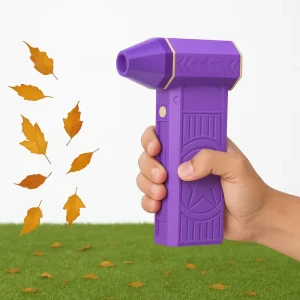 Industrial Purple Handheld Leaf Blower Cordless Fan 120mph 3 Speeds Brushless Motor Portable Outdoor Air Duster Custom Battery