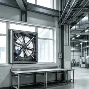 Industrial Rust proof 54inch Plastic Steel Axial Fan Anti corrosion Negative Pressure Exhaust Fan for Poultry Farms and Pigsties