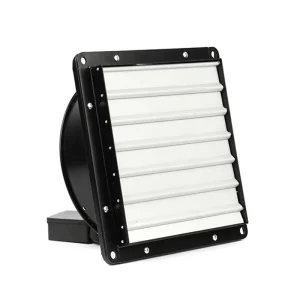 Industrial Square Axial Fan 500mm with Louver External Rotor Motor Ventilation Exhaust Fan for Workshop