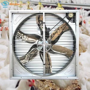 Industrial Stainless Steel Axial Flow Wall Mounted Exhaust Fan for Poultry Farm Greenhouse Ventilation 380V Electric OEM ODM