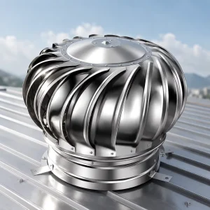 Industrial Stainless Steel Roof Turbine Ventilator Wind Driven No Power Ventilation Fan for Warehouse Factory