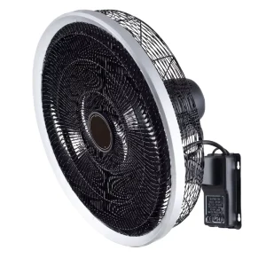 Industrial Strong Wind Metal Air Cooling Fan 5 Blades Remote Control Decorative Ceiling Wall-Mounted Oscillation Portable