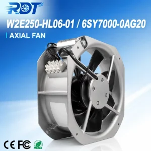 Industrial Ventilation Fan W2E250 HL06 01 Energy Efficient AC Cooling Fan Reliable Airflow Solution HVAC System Application