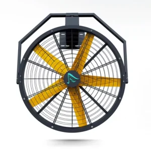 Industrial Wall-Mounted Air Cooling Fan 0.9m 1.2m Heavy-Duty Factory Ventilation