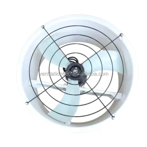 Industrial Wall Mounted Axial Fan 440mm Diameter High Airflow Exhaust 25Pa Static Pressure 14 Energy Efficiency Greenhouse