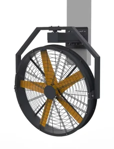 Industrial Wall Mounted Fans 0.9m 1.2m 1.5m and 2m Big HVLS Wall Fans for Ventilation Fans Warehouse