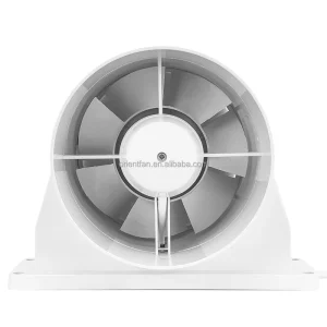 Inline Duct Fan Blower Fan Plastic Blades Low Noise Tube Duct Mount Indoor Atmosphere Booster Fan Household & Commercial Use