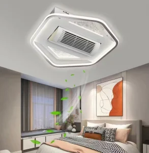 Innovative Smart Ceiling Fan with Light and Remote for Bedroom