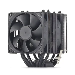 Intel Dual Tower CPU Cooler Universal 4 Copper Heat Pipe Fans Black CPU Cooler Air Radiator