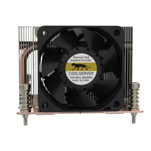 Intel LGA1700 2UV15 Platform Computer CPU Server 2U Side Blowing 2 Heat Pipes Radiator Fan Uniform Heating Plate