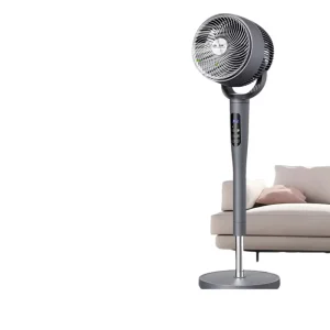 Intelligent 360 Vertical Floor Fan Digital New Air Circulation Static Bass Turbine for Dormitory Sleeping Outdoor RV Household