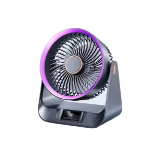 Intelligent Timing Desktop Electric Fan Air Circulation Hanging Fan Battery Power Energy Saving Household Cooling Fan