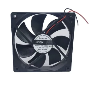 JEEK 12025 120mm 12V 0.18A 2800rpm IP44 Waterproof Axial Cooling Fan for Outdoor Enclosure and Industrial Cabinet Ventilation