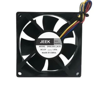 JEEK 12025 120mm 12V 1.05A 3700rpm High Speed High Air Flow PC Cooling Fan for Gaming Computer Case and Workstation