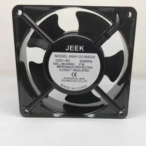 JEEK 12038 120mm 110V 220V AC 15W 2500rpm Dual Voltage Industrial Axial Fan for Global Electrical Cabinet Ventilation