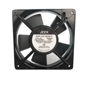 JEEK 120mm 220V AC 19W 2200 2500rpm Dual Speed Axial Fan for Industrial Control Panel and Server Rack Cooling