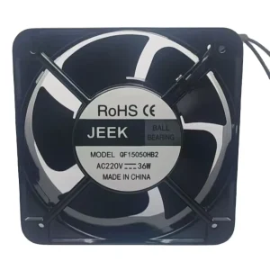JEEK 15050 220V AC 36W 3000RPM 150mm High Air Flow Exhaust Fan for Industrial Ventilation and Cooling Systems