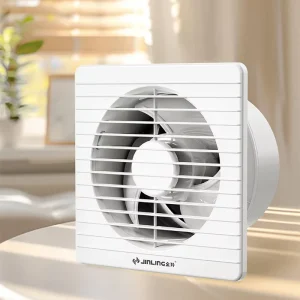 JINLING 4″ 6″ 8″ Air Extractor Fan AC DC Motor Small Wall Mounted Ventilation Exhaust Fan for Household Kitchen Bathroom
