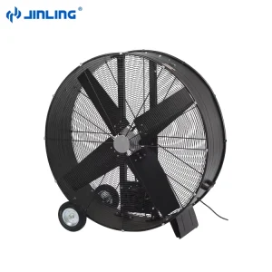 JINLING Greenhouse High Speed Velocity 36 42 48in Direct Drive Industrial Portable Air Cooling Drum Fan 120 220V