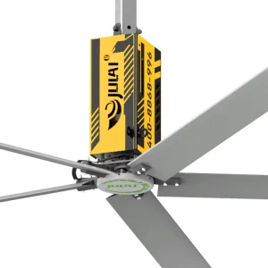 JULAI 18ft 5.5m Cattle Farm HVLS Fan 1.5KW Energy Saving Low Noise Dairy Farm Industrial Fan for Livestock Ventilation