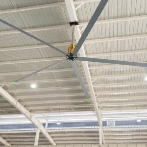 JULAI 20ft 6.1m High Airflow HVLS Industrial Ceiling Fan Heavy Duty AC Motor Low Noise for Gym Warehouse