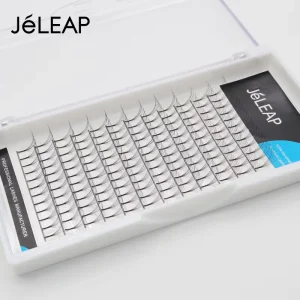 Jeleap Handmade 7D Volume Eyelash Extensions Easy Fan Lashes D for 0.05mm 12 Rows Korean PBT Pre Made Fans