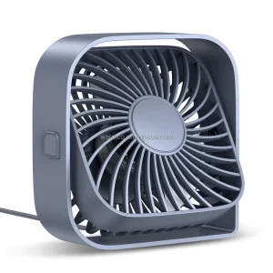 K50 USB Mini Desk Fan with Ultra-Quiet Operation and Space-Saving Design for Home Office Study
