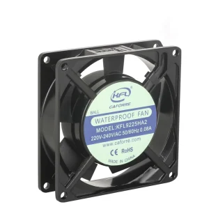 KFL9225 W 92x92x25mm AC Axial Fan 220V Waterproof IP68 IP67 IP54 Ball Sleeve Bearing 50 60Hz Industrial Cooling Fan