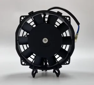 KINGAN DC 12V 24V Universal Auto Parts Car Condenser Cooling Fan 80W 6 Inch Iron & Copper