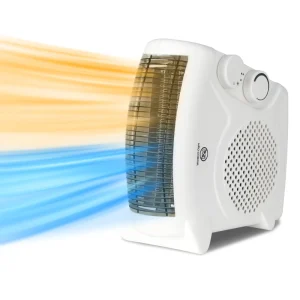 KONWIN Cool and Warm Household Desktop Space Heaters Table Portable Electric Fan Heater