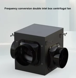 KR150 Variable Frequency Dual Inlet Box Type Centrifugal Fan with Plastic Blades for Ventilation and Air Exchange