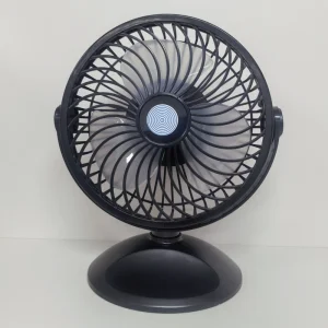 Kede HF328 8 Inch Plastic Portable Car Cooling Fan DC 5V Two Speed Low Noise Charging
