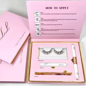 Korean PBT Fiber Fan Eyelashes Factory Cluster Lashes Trays Segment Premapped Lash Clusters DIY Lash Extension Kit