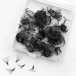 Korean PBT Promade Fans Lash 0.10 5D Premade Fan Lashextensions Velvet Premade Lash Fans