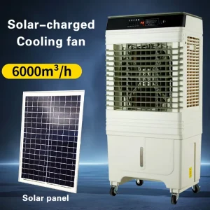 L Solar powered Charging DC Cold air Cooler Home Use Industrial Use Multi scenario Portable Water cooled Fan