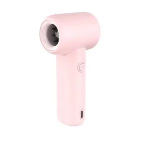L03 Portable Rechargeable Handheld High Speed Mini Turbo Fan with Digital Display 3000mah for Outdoor
