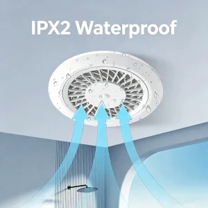 LANTISAIR Wall mounted Smart Human Body Sensing Ventilation Fan Ceiling Exhaust Fan High Power Silent Air Extractor Remote