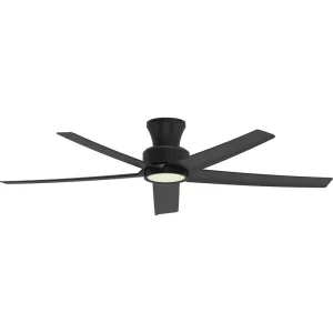 LED Ceiling Fan Lighting Fixture Reversible Quiet DC Motor Large Air Volume Remote Control Easy Operation Plywood Build