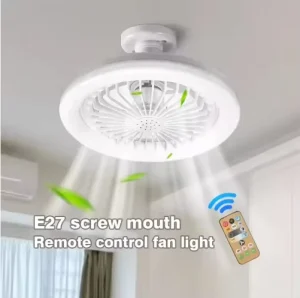 LED Ceiling Fans with Dimmable Bulb Light 3 Gear Wind Speed Home Use Dimming Fans Lights
