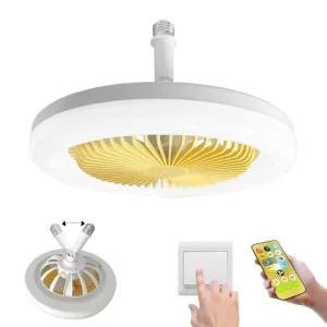 LED Smart UFO Lamp Fan Long Neck E27 DC Dimmable App Remote Control IP44 Waterproof European Modern Minimalist