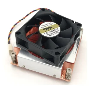 LGA1700 1155 1151 1156 Desktop Computer Cpu Radiator Temperature Control Fan Multi platform Pure Copper Tube air Cooling