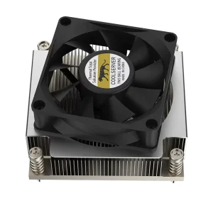 LGA1700 2U3CA CPU Server Radiator Pure Copper Shovel Teeth Heat Sink Temperature Control Fan