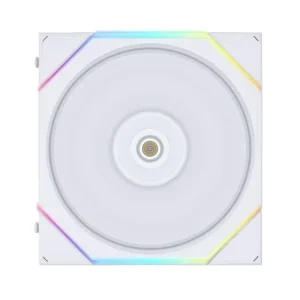 LIAN LI UNI FAN TL120 Gen4 Wired Single White Positive Blade ARGB Infinity Mirror 120mm PC Case Radiator Cooling Fan