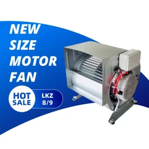 LKZ 8 9 450W 220V 50Hz AC Motor Centrifugal Blower Fan Air Intake Kitchen Hood Oil Extractor 1300 Cfm Free Standing Galvanized