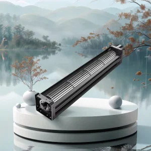 LONGWELL 50mm Diameter 290mm Length 12V 24V AC Cross Flow Tangential Fan Ball Bearing Low Noise High Airflow 50 60Hz